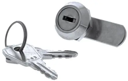 Produktfoto 1 von Euro-Locks a Lowe & Fletcher group Company Schrankschloss, Mit Schlüssel 8 mm, entsperrbar mit Schlüssel 16.1 x 13.1 mm