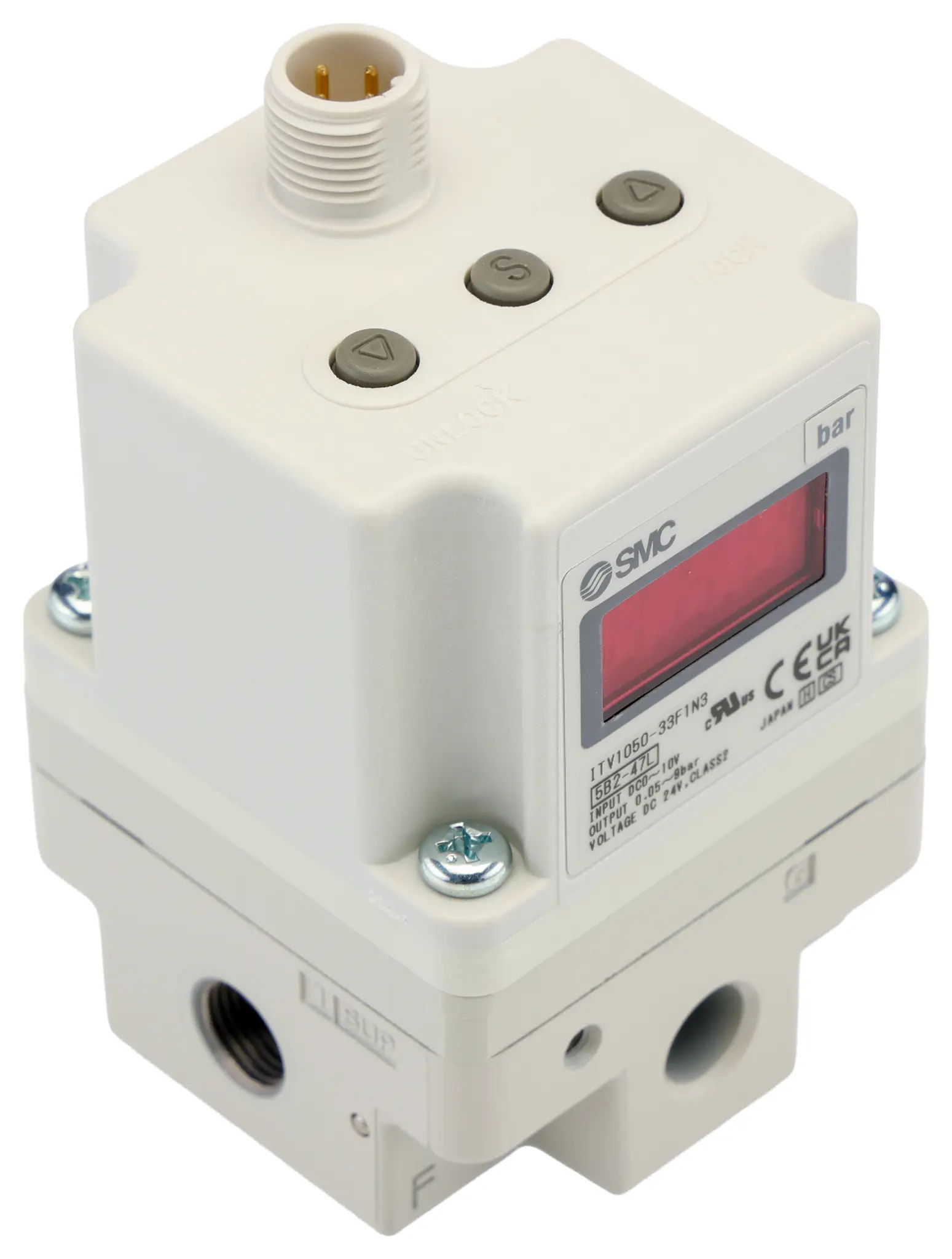 Produktfoto 1 von SMC ITV Pneumatikregler 1 MPa G 1/8