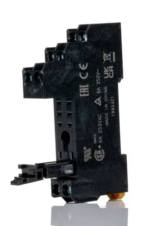 Produktfoto 1 von Omron Relaissockel P2RFZ, 2 -Kontakt, Oberfläche, 250V ac