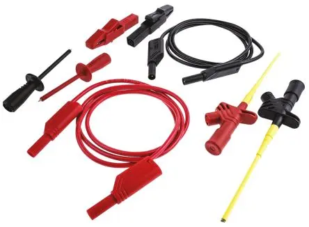 Produktfoto 1 von Hirschmann Test & Measurement Prüfspitze mit Abgreifer, Krokodilklemme, Testleitung Set