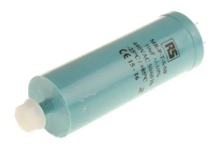 Produktfoto 1 von RS PRO MRP440 Folienkondensator 440V ac 10 μF ±10 %, Schraubanschlussklemme
