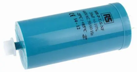 Produktfoto 1 von RS PRO MRP440 Folienkondensator 440V ac 20 μF ±10 %, Schraubanschlussklemme