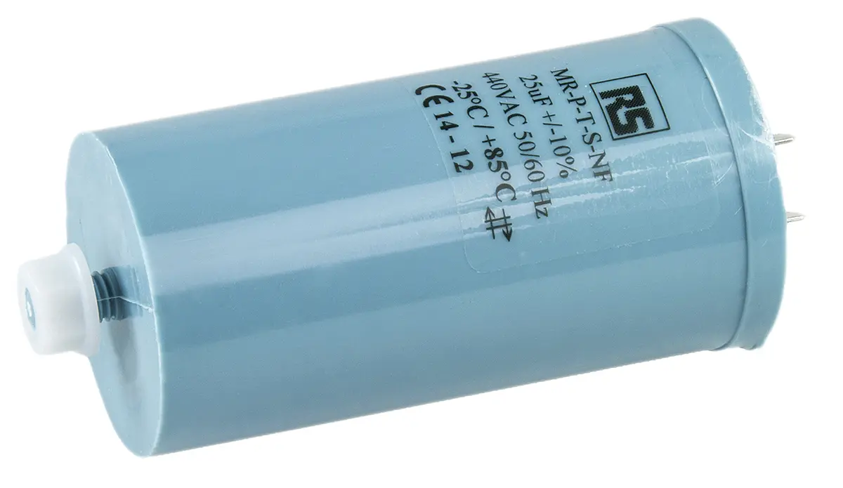 RS PRO Folienkondensator 25μF ±10% / 440V ac, Schraubmontage