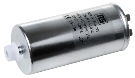 Produktfoto 1 von RS PRO MRA440 Folienkondensator 440V ac 20 μF ±10 %, Schraubanschlussklemme