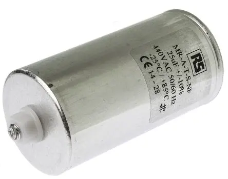 Produktfoto 1 von RS PRO MRA440 Folienkondensator 440V ac 25 μF ±10 %, Schraubanschlussklemme