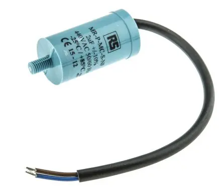 Produktfoto 1 von RS PRO MRP440 Folienkondensator 440V ac 2 μF ±10 %, Schraubanschlussklemme