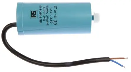 Produktfoto 1 von RS PRO MRP440 Folienkondensator 440V ac 20 μF ±10 %, Schraubanschlussklemme