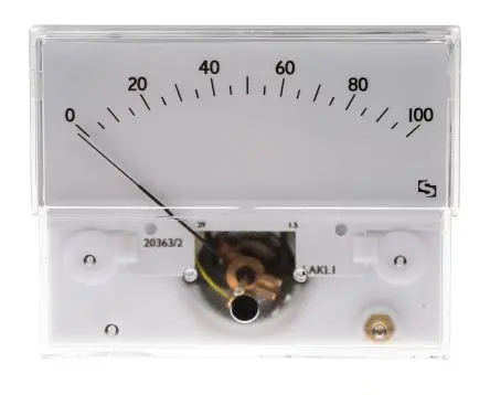 Produktfoto 1 von Sifam Tinsley Amperemeter DC Drehspul, 73.7 mm x 32.3 mm T. 38.7 mm / ±1.5 %