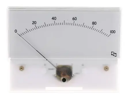 Produktfoto 1 von Sifam Tinsley 19 Amperemeter 25 A DC Drehspul, 121 mm x 55.5 mm T. 30.2 mm / ±1.5 %