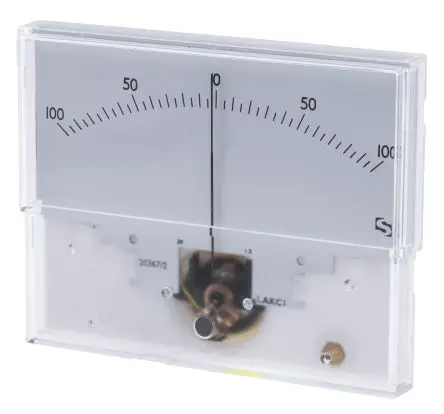 Produktfoto 1 von Sifam Tinsley Amperemeter Wechselstrom/Gleichstrom Drehspul, 91.5 mm x 40.5 mm T. 30.2 mm / ±1.5 to ±2.5 %
