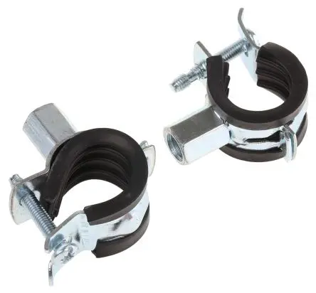 Produktfoto 1 von Unistrut Rohrklemme Rohr ø Edelstahl Silber 18 mm