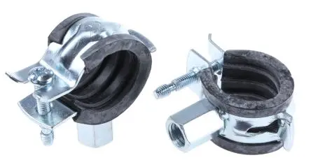 Produktfoto 1 von Unistrut Rohrklemme Rohr ø Edelstahl Silber 22 mm