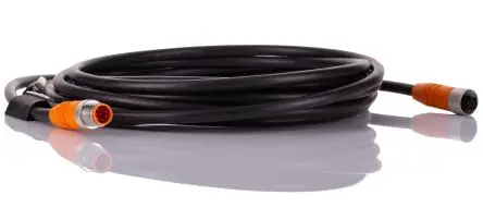 Produktfoto 1 von Lumberg RSTS, 8-polig Sensor-Betätigungselementkabel, Gerade Stecker 8 / Gerade Buchse, Länge 5 m
