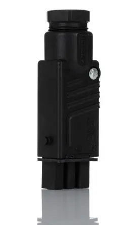 Produktfoto 1 von Hirschmann ST Leistungssteckverbinder Schwarz, 400V 3P+E / 16A, Kabel IP54