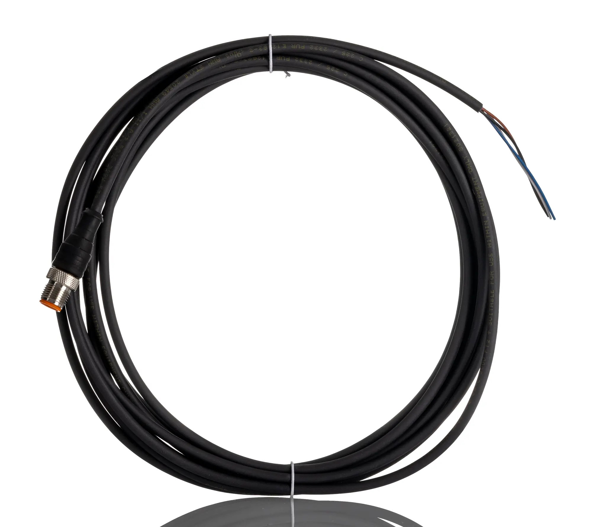 Produktfoto 1 von Lumberg RST, 4-polig Sensor-Betätigungselementkabel, Gerade Stecker / Nicht abgeschlossen Buchse