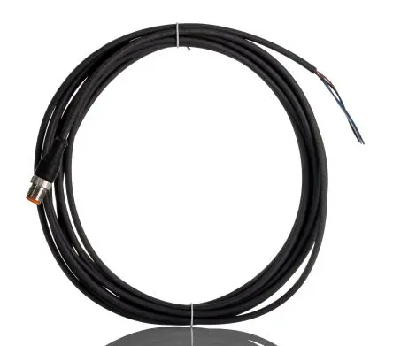 Produktfoto 1 von Lumberg RST, 4-polig Sensor-Betätigungselementkabel, Gerade Stecker / Nicht abgeschlossen Buchse, Länge 5 m