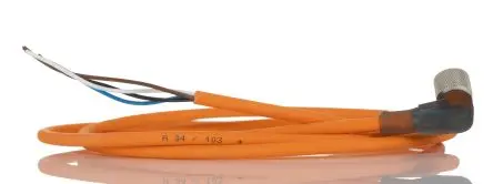Produktfoto 1 von Lumberg RKWT, 4-polig Sensor-Betätigungselementkabel, Rechtwinklig Buchse / Freies Ende Nicht abgeschlossen, Länge 1.5 m