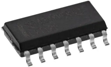 Produktfoto 1 von Texas Instruments LVT Buffer & Line-Driver 4-Kanal Nicht invertierend SOIC Puffer Einseitig Tri-State ESR 14-Pin