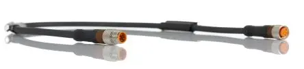 Produktfoto 1 von Lumberg RSMV-RKMV, 4-polig Sensor-Betätigungselementkabel, Gerade Stecker 4 / Gerade Buchse, Länge 300 mm