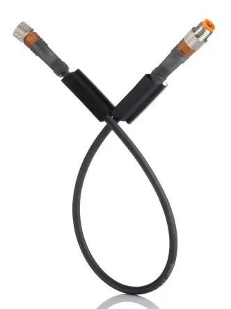 Produktfoto 1 von Lumberg RSMV-RKMV, 3-polig Sensor-Betätigungselementkabel, Gerade Stecker 3 / Gerade Buchse, Länge 300 mm