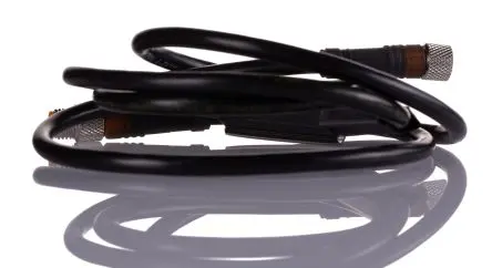 Produktfoto 1 von Lumberg RSMV-RKMV, 4-polig Sensor-Betätigungselementkabel, Gerade Stecker 4 / Gerade Buchse, Länge 1 m