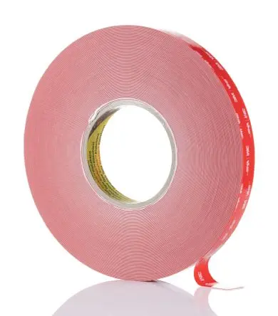 Produktfoto 1 von 3M LSE-060WF VHB LSE Acrylschaum Schaumstoff Klebeband doppelseitig, Weiß, Stärke 0.6 mm, 19mm x 33 m, 3N/cm