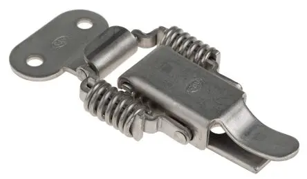 Savigny Edelstahl Spannverriegelung Federbelastet 75 mm 47mm, 441 N 20 mm