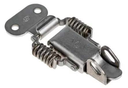 Savigny Edelstahl Spannverriegelung Federbelastet Abschließbar 75 mm 47mm, 441 N 20 mm
