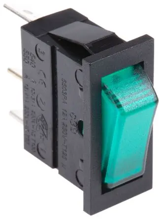 Produktfoto 1 von Arcolectric Panel Wippschalter SPST Ein-Neutral-Ein Ein-Aus, 16A Beleuchtet, IP54, IP67
