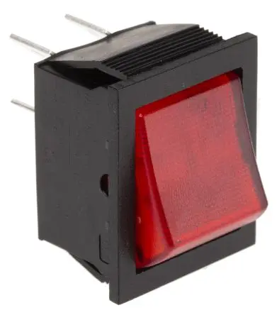 Produktfoto 1 von Arcolectric Panel Wippschalter DPST Ein-Aus Ein-Aus, 16A Beleuchtet, IP67, IP54