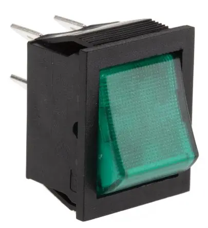 Produktfoto 1 von Arcolectric Panel Wippschalter DPST Ein-Aus Ein-Aus, 16A Beleuchtet, IP67, IP54
