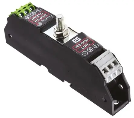 Produktfoto 1 von WJ Furse ESP D/TN Überspannungsschutzeinheit Telefonleitung-Protektor 20 kA 296V, DIN-Hutschiene, -25 °C→70 °C