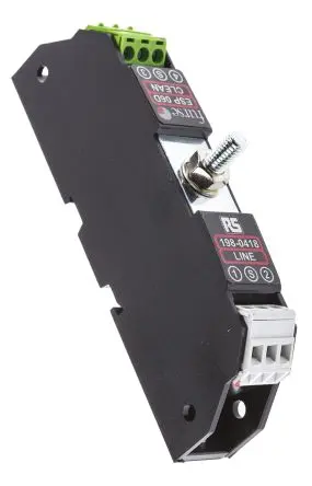 Produktfoto 1 von WJ Furse ESP D/TN Überspannungsschutzeinheit Twisted Pair Überspannungsschutz 20 kA 7.79V, DIN-Hutschiene, -25 °C→70 °C