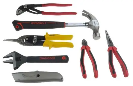 Produktfoto 1 von Teng Tools Elektriker-Werkzeugsatz Werkzeugsatz, EVA-Schaumstoffschale 7-teilig