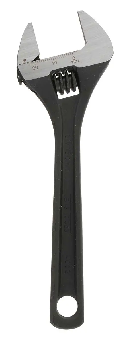 Produktfoto 1 von Teng Tools Schraubenschlüssel Einstellbar, Metall Griff, Backenweite 24 mm, / Länge 6 in