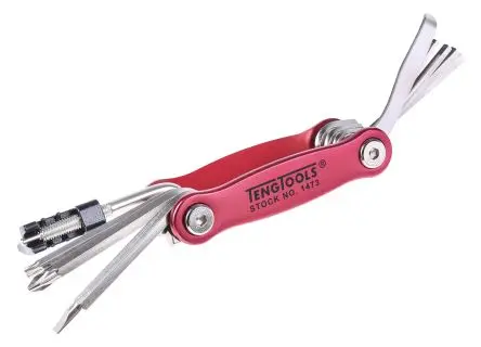 Produktfoto 1 von Teng Tools Fahrrad Werkzeugsatz, Tasche 11-teilig
