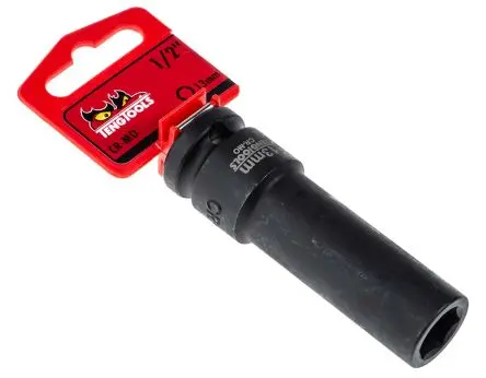 Produktfoto 1 von Teng Tools 12.7 mm, 13 mm 6-Kant Schlag-Steckschlüssel lang Chrom-Molybdän-Stahl, 21mm