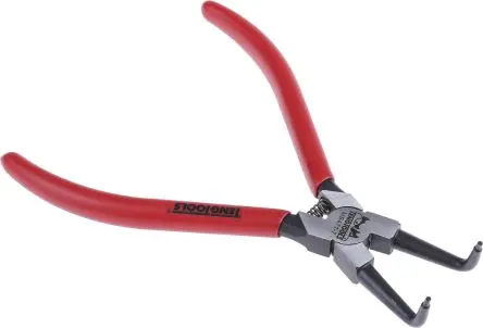 Produktfoto 1 von Teng Tools Sicherungsringzange / Backen 29mm Gebogene Spitze 7Zoll 19 To 60 mm Schließer (NO)