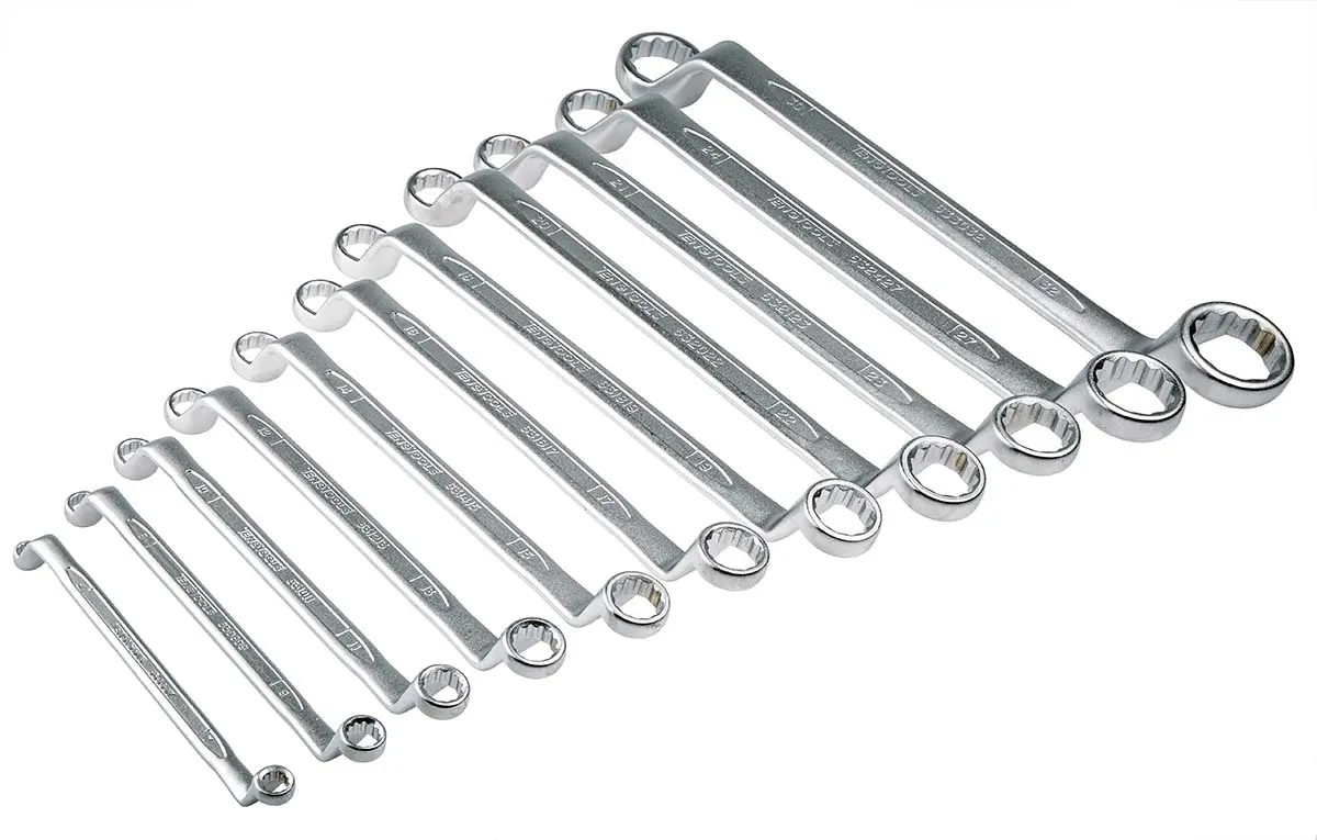Produktfoto 1 von Teng Tools Schraubenschlüsselsatz Ringschlüssel CrV-Stahl, 11-teilig 6 To 32 mm