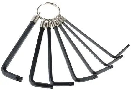 Produktfoto 1 von Teng Tools Sechskantschlüsselsatz 7 L Metrisch Lang