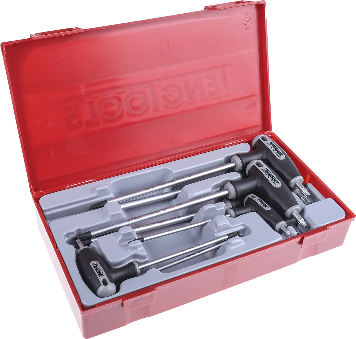 Produktfoto 1 von Teng Tools  Innensechskant-Schlüssel, Satz 7-teilig L-Form lang