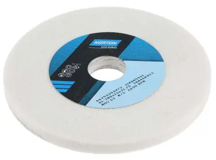 Produktfoto 1 von Norton Straight Wheel Schleifbockscheibe, Korngröße P46 Aluminiumoxid, 180mm x 13mm x 31.75mm, 3710U/min