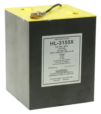 Produktfoto 1 von Wolf Safety Laternen-Batterie, 4 Ah, ATEX