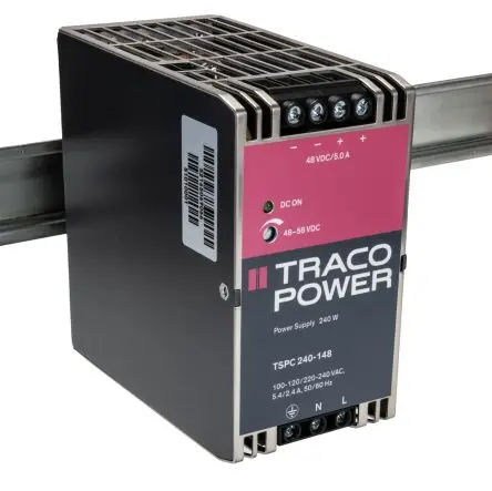 Produktfoto 1 von TRACOPOWER TSPC DIN-Schienen Netzteil Geschalteter Modus 264V ac AC / 5 A 56V dc DC 480 W
