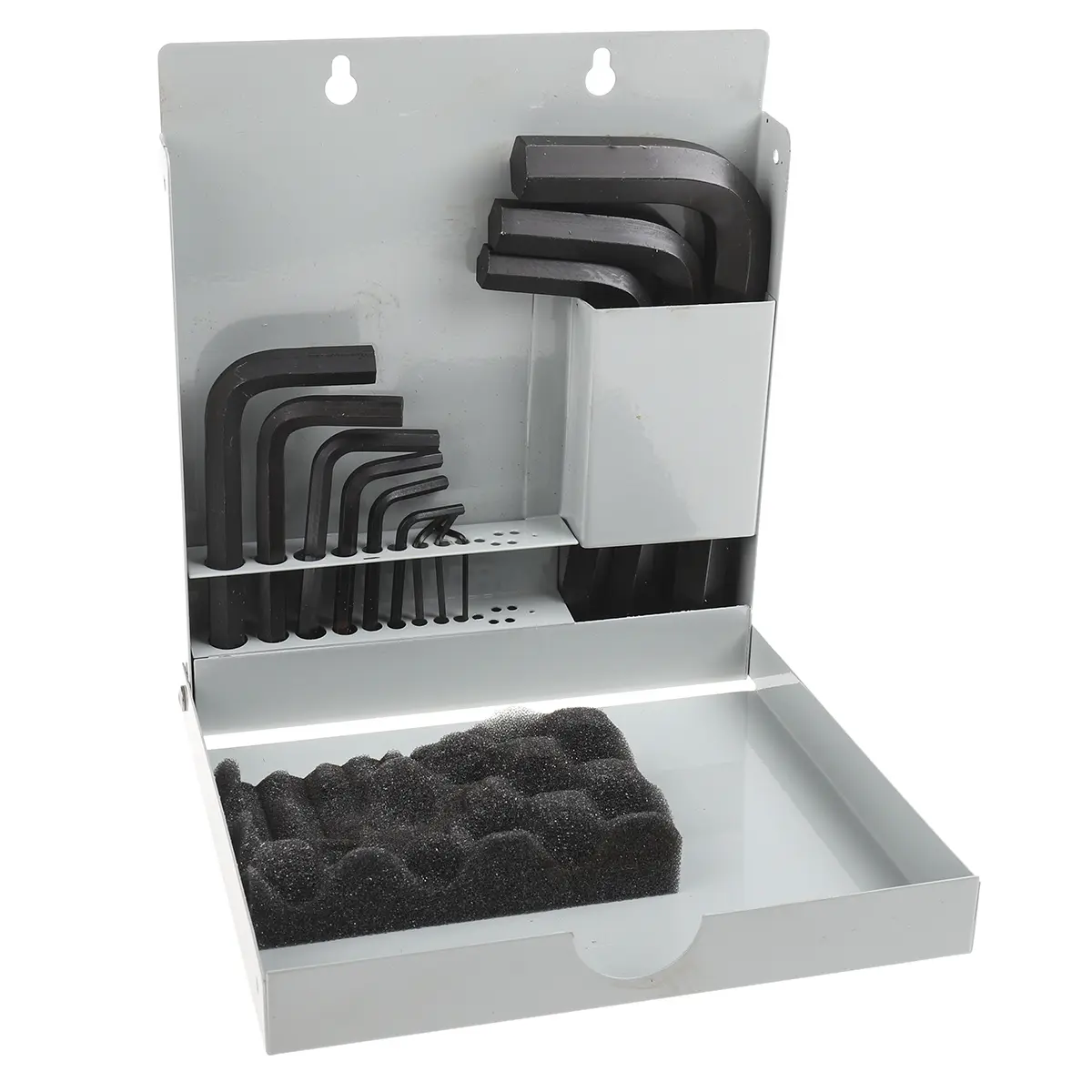 Produktfoto 1 von RS PRO metrisch  Innensechskant-Schlüssel, Satz 15-teilig 0.7 → 17mm L-Form kurz
