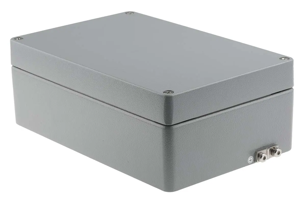 RS PRO RJ; Gehäuse; Aluminium; IK09 IP66 Breite 180 mm Höhe 100 mm Länge 280 mm