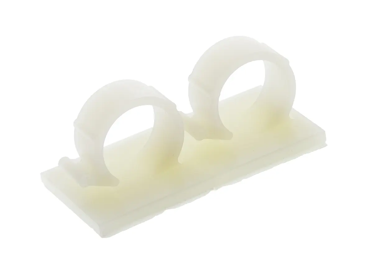 Produktfoto 1 von HellermannTyton Kabelhalter selbstklebend, Kabel-Ø 18mm Nylon 28,5 mm x 23mm x 28.5mm