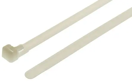 Produktfoto 1 von HellermannTyton REL250 Nylon 6.6 Kabelbinder Lösbar Natur 7.6mm x 250 mm