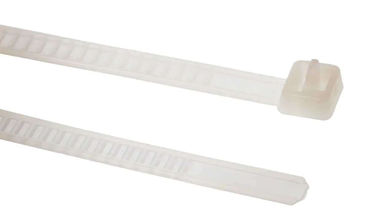 Produktfoto 1 von HellermannTyton LR55R Nylon 6.6 Kabelbinder Lösbar Natur 4.7 mm x 195 mm