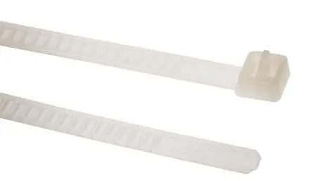 Produktfoto 1 von HellermannTyton LR55R Nylon 6.6 Kabelbinder Lösbar Natur 4.7mm x 195 mm